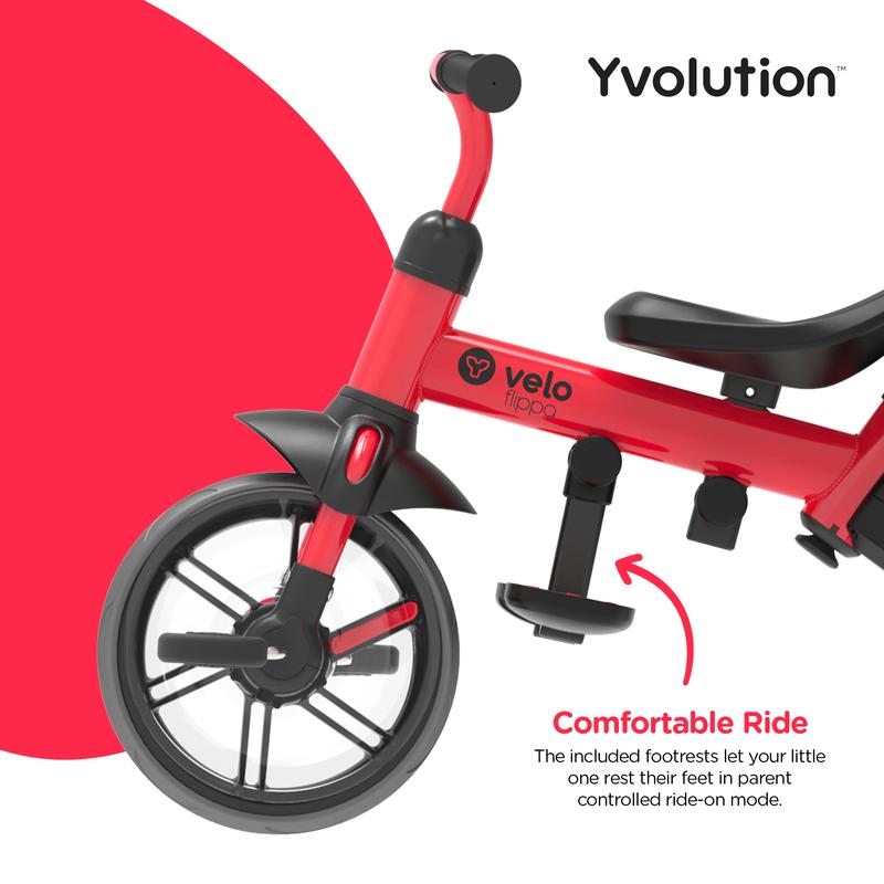 Yvolution Flippa Kids Bike: 2 - in - 1 Trike and Balance Bike for Children