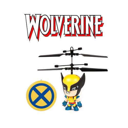 Marvel Big Head Remote Control Flying Helicopter Figures