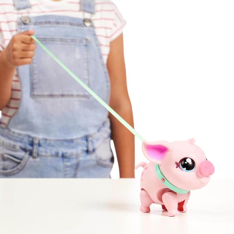 Little Live Pets - My Pet Pig: Piggly | Soft and Jiggly Interactive Toy Pig That Walks, Dances and Nuzzles. 20+ Sounds & Reactions. Batteries Included. for Kids Ages 4+