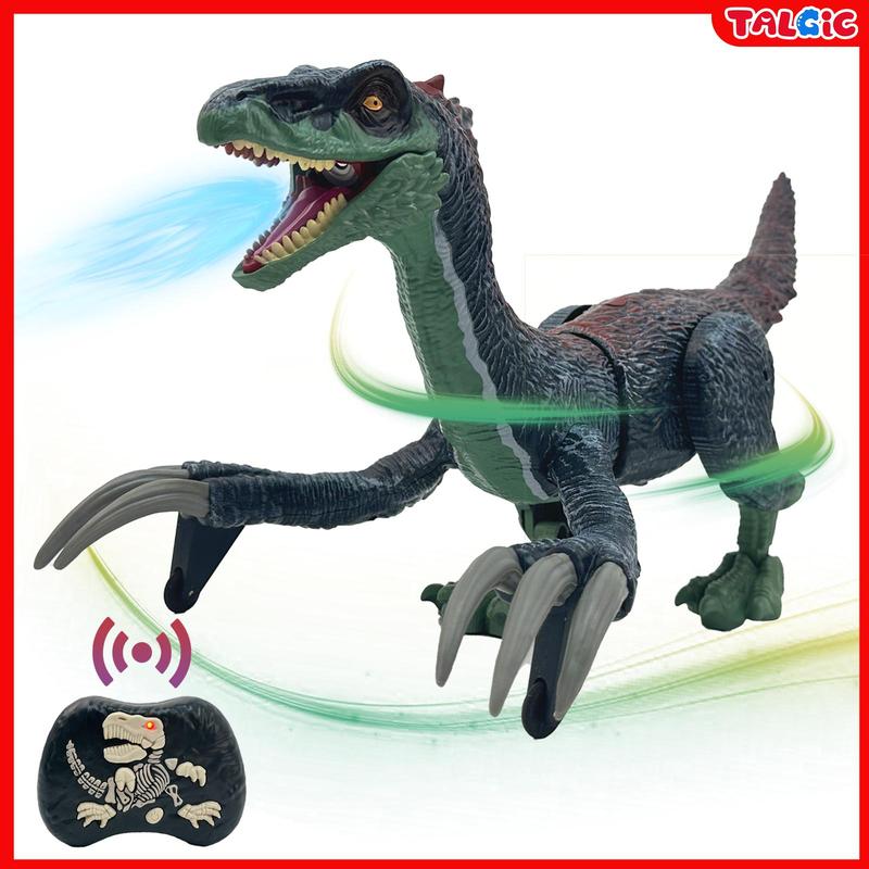 Dinosaurio Tiranosaurio Rex, Remote-controlled Dinosaur Toy, Interactive Tyrannosaurus Rex,Spinosaurus and T-rex, swift movement & water spray, gift for boys