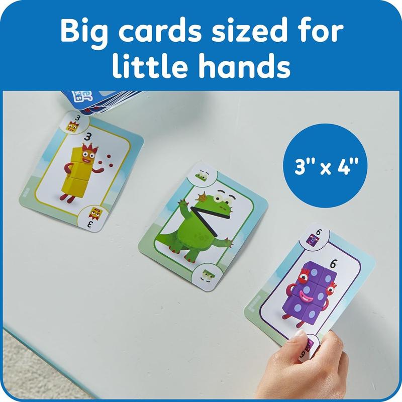 Hand2mind Numberblocks Playing Cards - Fun math card games for kids ages 3-5! Educational, themed deck for preschool learning and number skills.