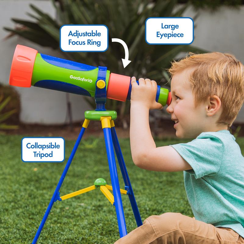 Educational Insights GeoSafari Jr. My First Telescope Toy, STEM Toy, Boys & Girls Ages 4+