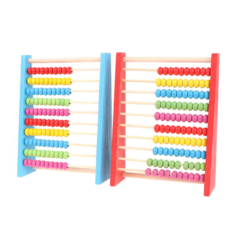 Wooden Abacus Child Math Educational Learning Toy Calculat Bead Counting Kid Toy