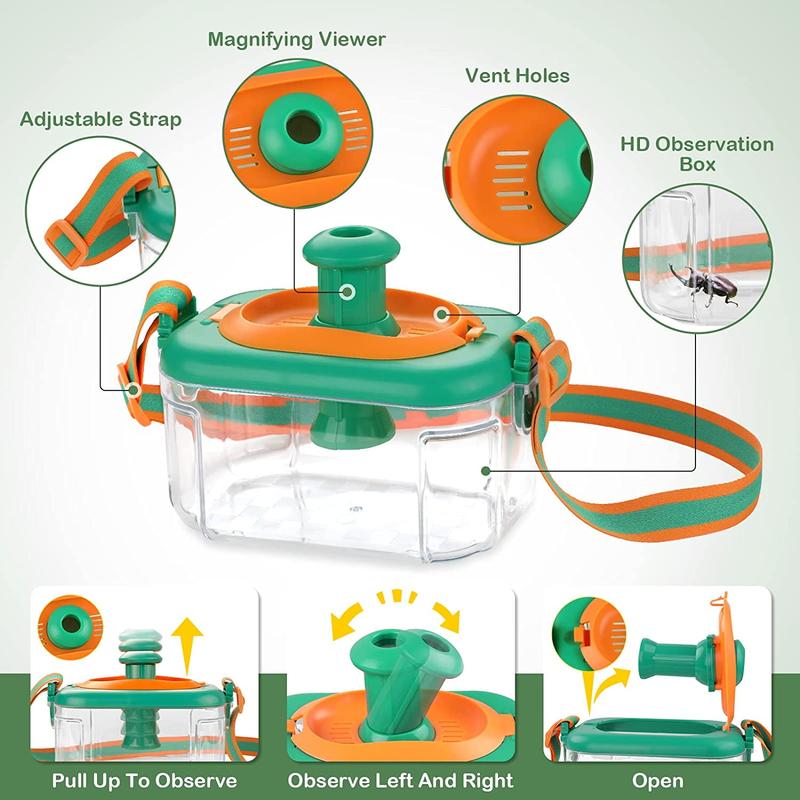 Bug Catcher Kit for Kids - Outdoor Toys for Kids Ages 4-6 8-12,Birthday Christmas Gift Science Experiments for Kids