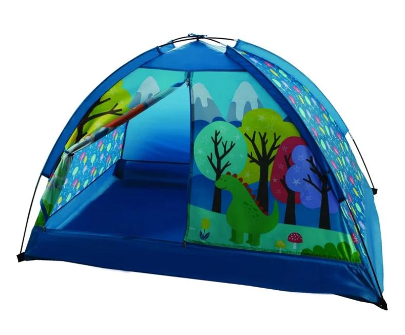 Indoor Camping Play Tent with Design Print, 60L x 36W x 36H