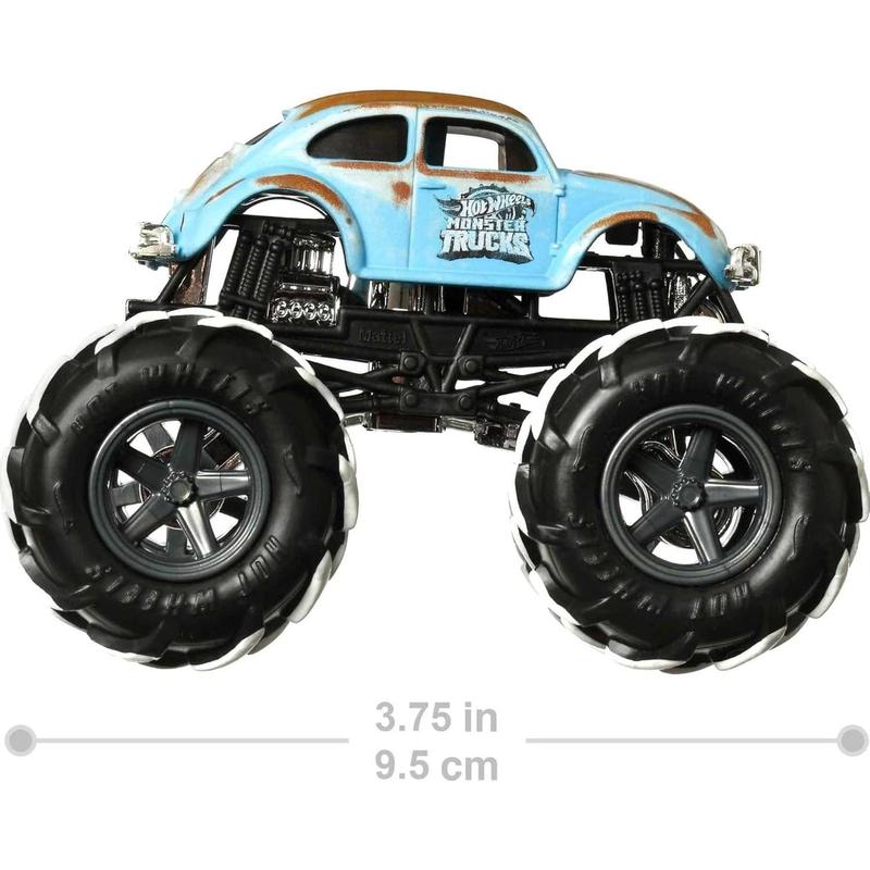 Monster trucks, crushable cars, vehicle toys for kids boys girls