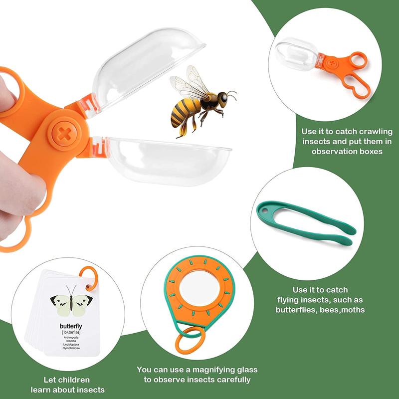 Bug Catcher Kit for Kids - Outdoor Toys for Kids Ages 4-6 8-12,Birthday Christmas Gift Science Experiments for Kids