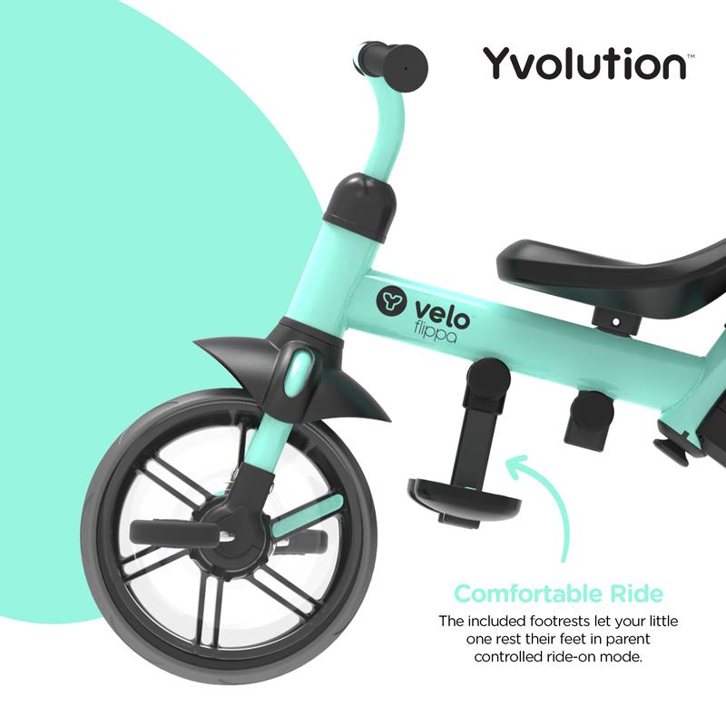 Yvolution Flippa Kids Bike: 2 - in - 1 Trike and Balance Bike for Children