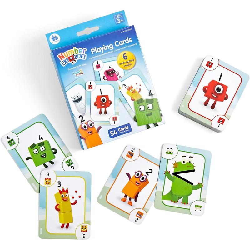 Hand2mind Numberblocks Playing Cards - Fun math card games for kids ages 3-5! Educational, themed deck for preschool learning and number skills.