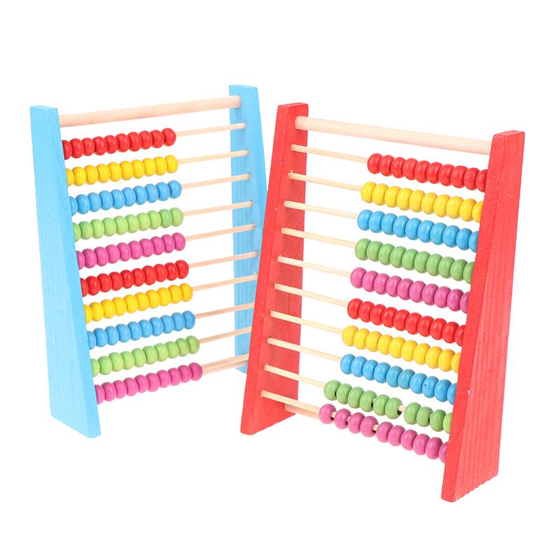 Wooden Abacus Child Math Educational Learning Toy Calculat Bead Counting Kid Toy