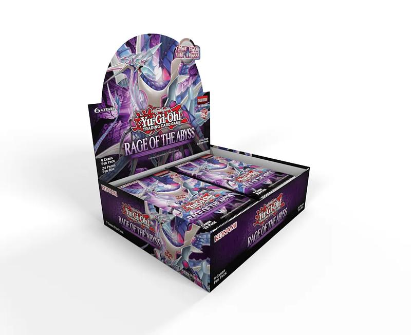 YUGIOH RAGE OF THE ABYSS 1st Edition English BOOSTER BOX with 24 packs Factory sealed