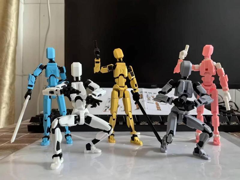 13 Action FigureMulti-Articular Robot Dummy Action Figures, Creative Gifts for Action Figures for Game Lovers