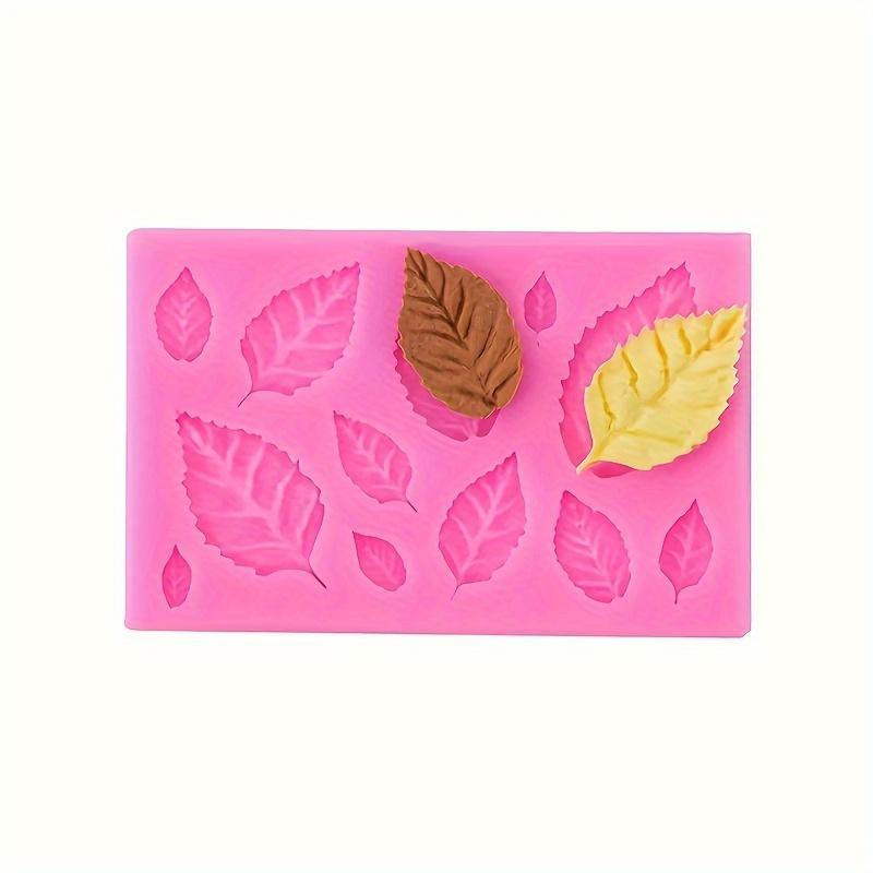 Leaf Shaped Silicone Mold, Multifunctional Leaf Shaped Silicone Mold, DIY Silicone Mold For Candle Soap Making