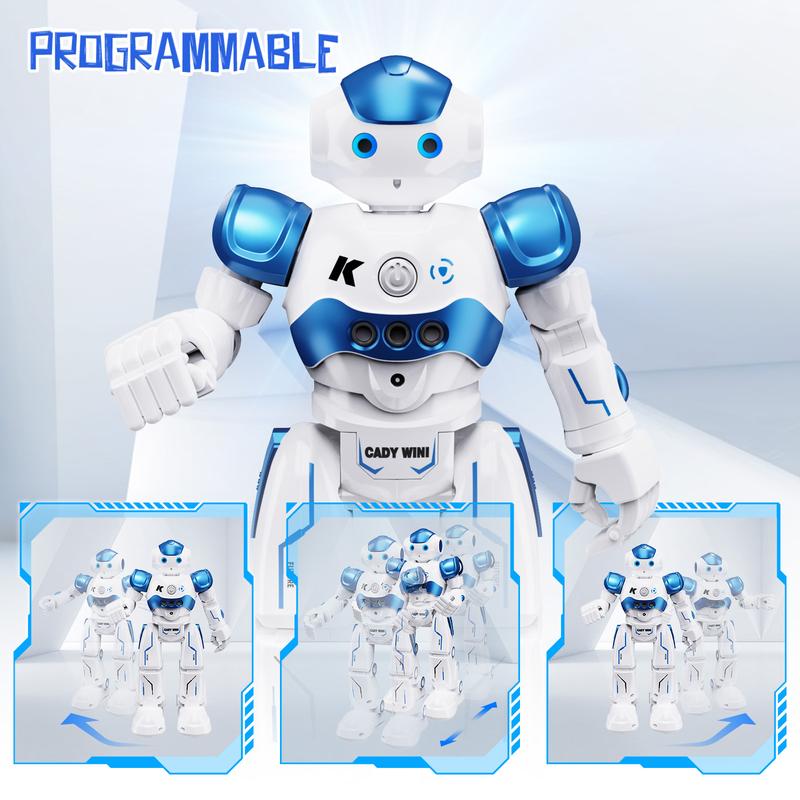 SGILE RC Robot Toy, Gesture Sensing Remote Control Robot for Kids Age 3 4 5 6 7 8 12 Year Old Boys Girls Birthday Gift Present, Blue