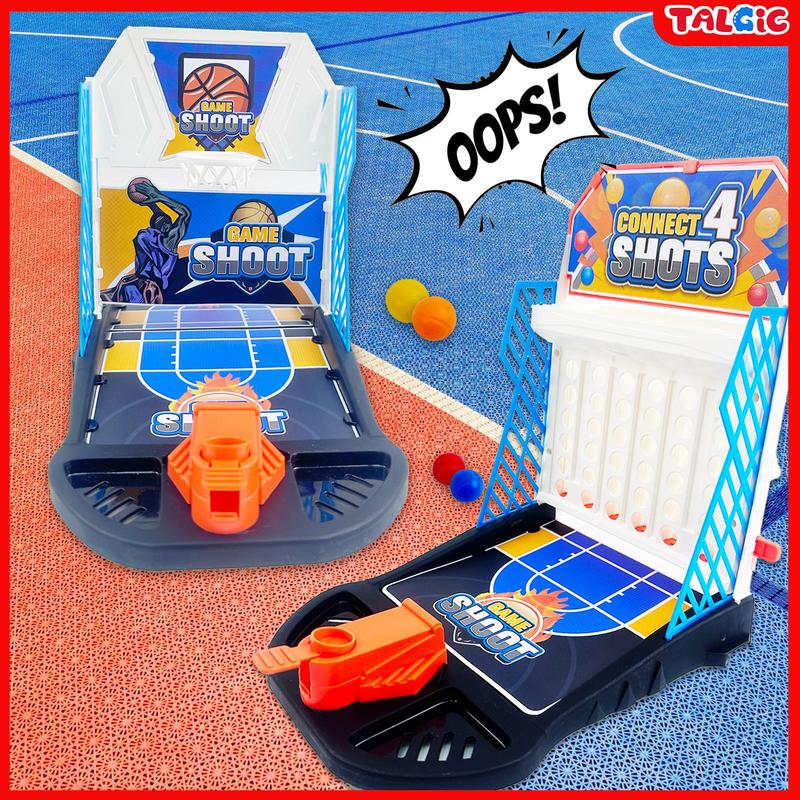 Talgic 6 in 1 Mini Basketball desk Game, strategy and fun, party and family game, best gifts for kids,friends