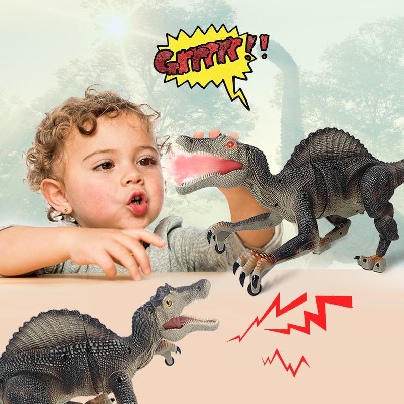 Dinosaur Animal Toy with remote control, Tirano-saurio Rex, Spinosaurus and SickleSaur Rex with water spray and swift movement, boys favorite in every festival