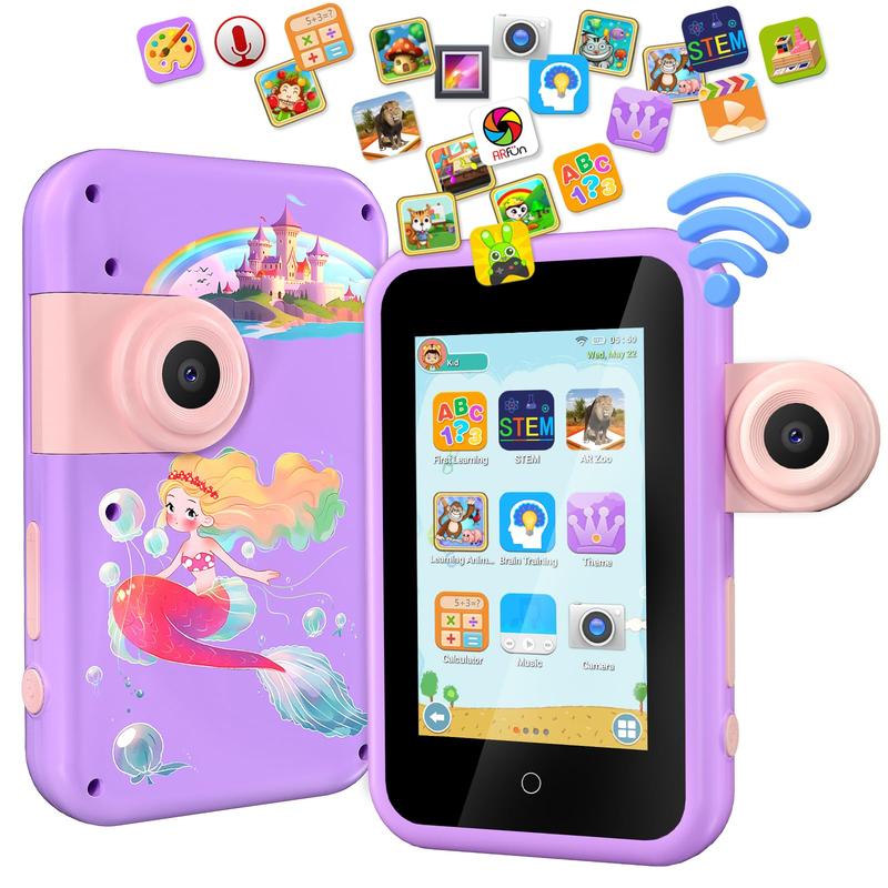 VATOS Kids Smart Phone Toy for Girls Boys 3 4 5 6 7 8 9 Years Old, 4