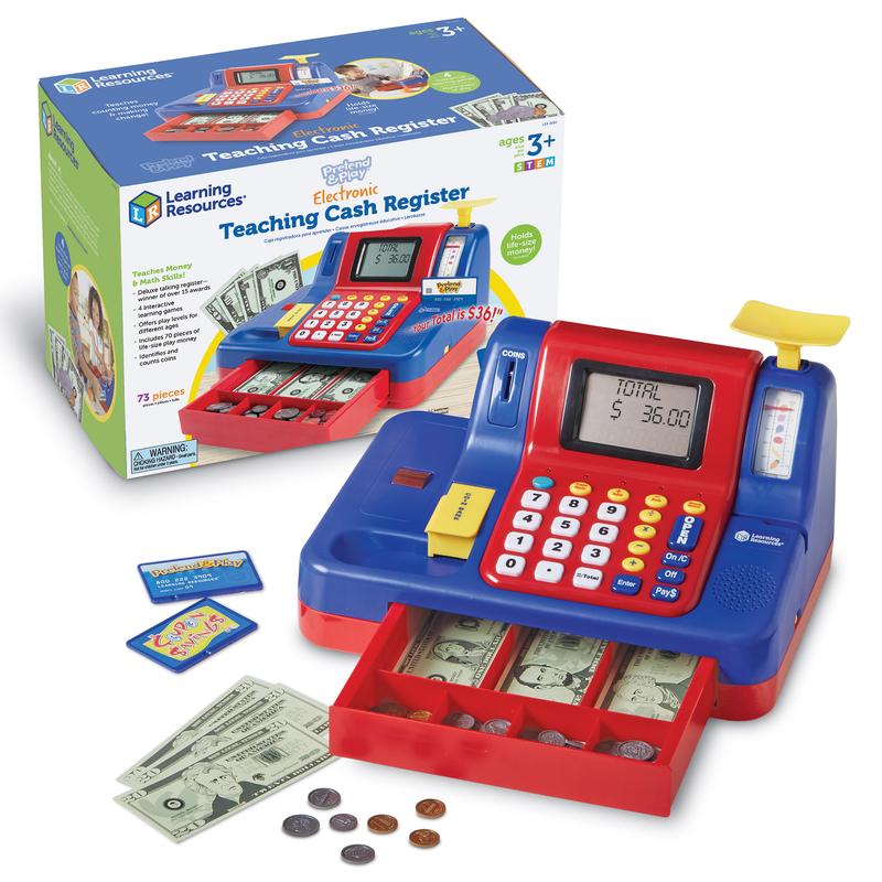 Learning Resources Cash Register,  Ages 3+