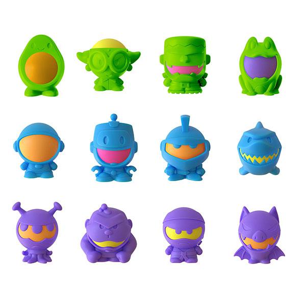 Schylling NeeDoh Dohjees Series 2 - Pop, Swap, and Squeeze Fun Creatures with Teenie NeeDoh Inside - 24 Collectible Characters - One Randomly Selected