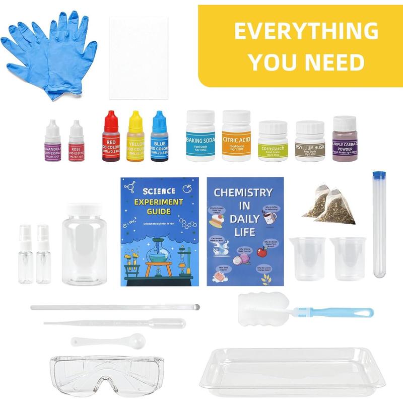 Science Experiment Kit for Kids, Boys & Girls Age 4-5-6-7-8, Birthday Gift for 4-8 Year Old Boys & Girls, STEM Learning & Educational Toys, Preschool Activities (Science Magic Kit)