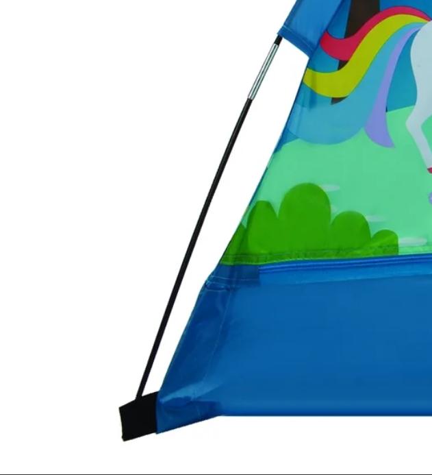 Indoor Camping Play Tent with Design Print, 60L x 36W x 36H