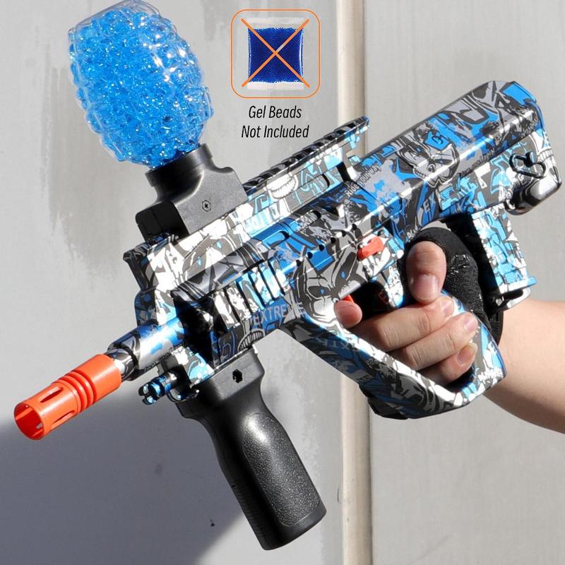 Electric Water Ball Shooting Toys, Automatic Splat Shooting Toys, Outdoor Game Toys for Ages 14+ and Adults, Outdoor Water Toy, Eco-friendly Toy Gift,  Happy Blasters