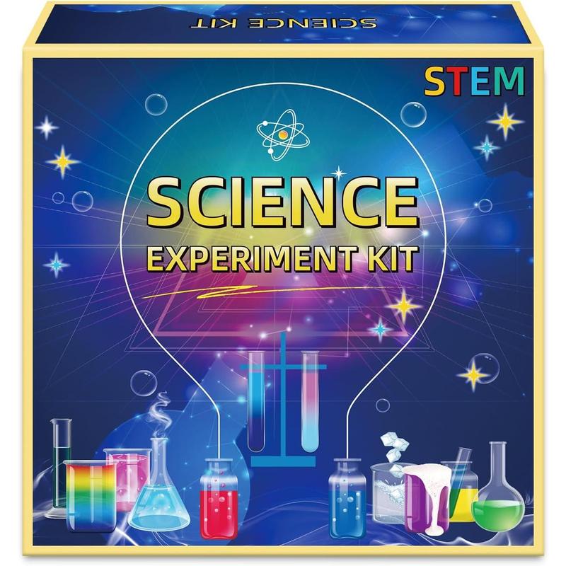 Science Experiment Kit for Kids, Boys & Girls Age 4-5-6-7-8, Birthday Gift for 4-8 Year Old Boys & Girls, STEM Learning & Educational Toys, Preschool Activities (Science Magic Kit)