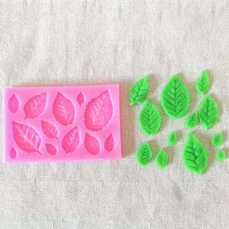 Leaf Shaped Silicone Mold, Multifunctional Leaf Shaped Silicone Mold, DIY Silicone Mold For Candle Soap Making