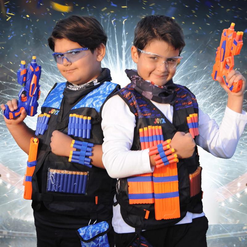 Blasters & Toy Guns 2 Pack with 60 Darts for Kids - Perfect Christmas or Birthday Gift outdoor sport nerf  rebelle year old