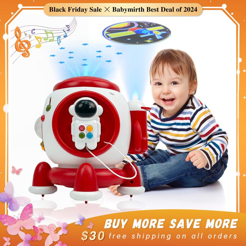 Baby Musical Rocket Piano 5 in 1 Star Projector, Baby Sound toys, for 6 - 18 Months