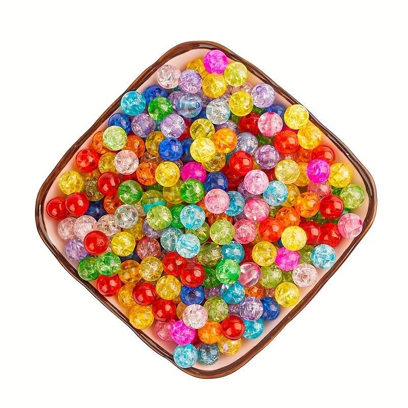 30 50 100pcs Colorful Pony Beads, Vibrant Multi-colored Craft Beads for Bracelets, Hair Braids, and More!