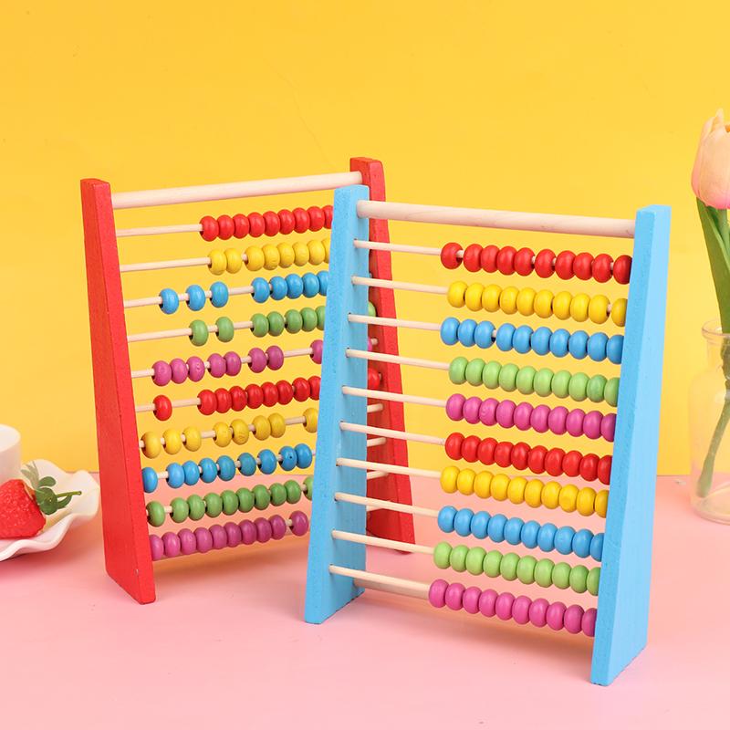 Wooden Abacus Child Math Educational Learning Toy Calculat Bead Counting Kid Toy