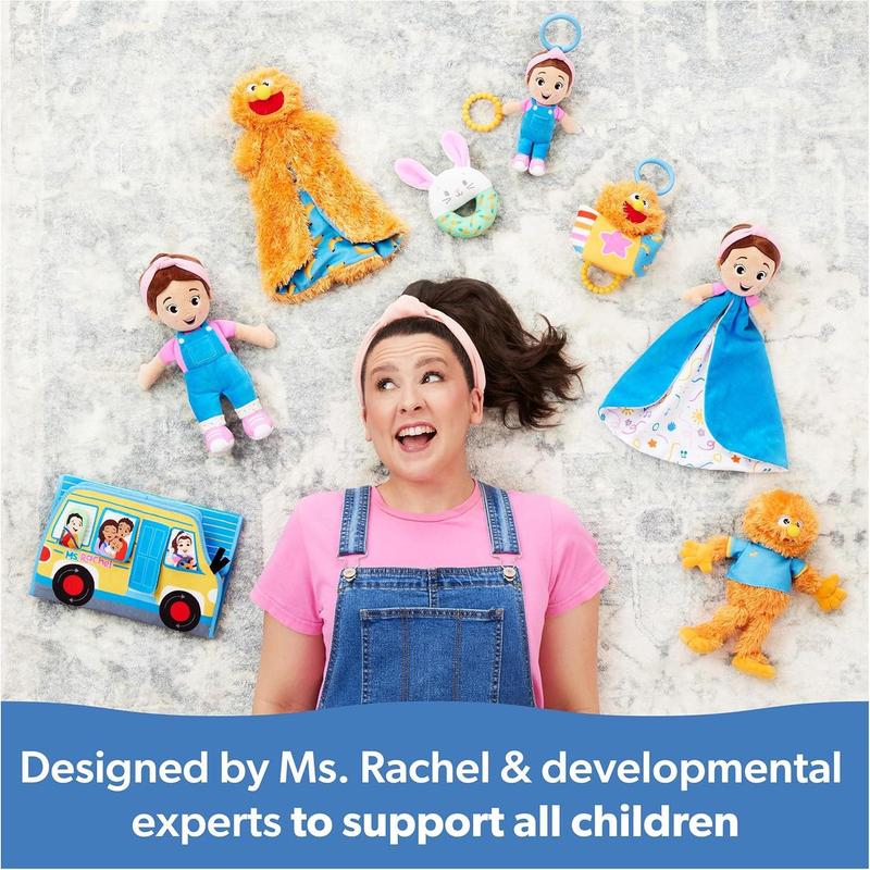 Charming Ms. Rachel Singing Doll - 16-Inch Interactive Toy for Toddlers with Heartfelt Lullabies and Phrases!