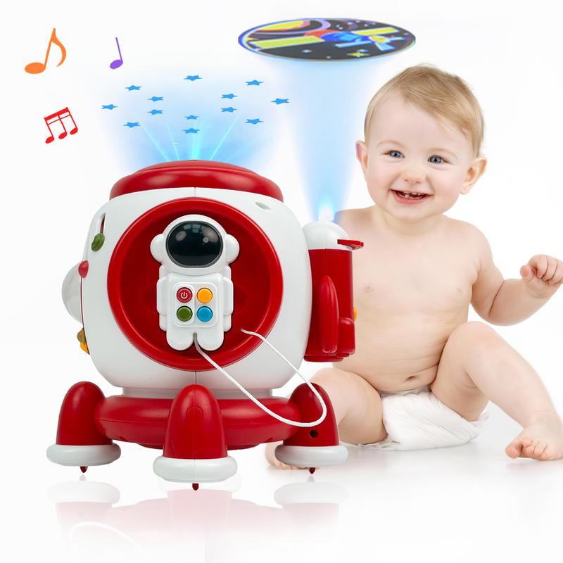 Baby Musical Rocket Piano 5 in 1 Star Projector, Baby Sound toys, for 6 - 18 Months