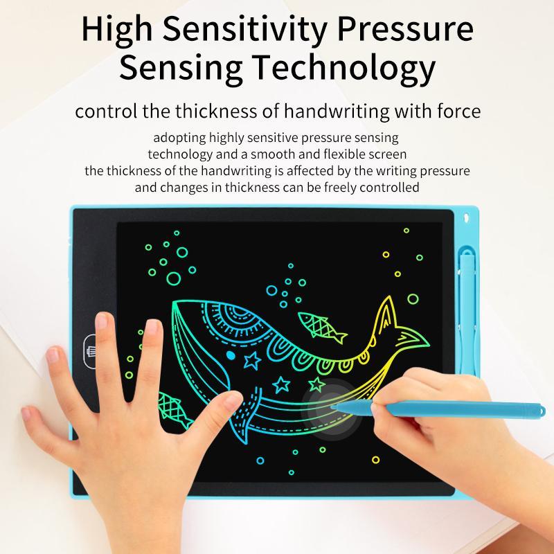 LCD Handwriting Tablet, 2 Counts Electronic Drawing Tablet, 8.5 10 12 inch Erasable Painting Doodle Board, Learning & Education Gift