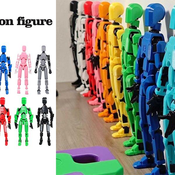 13 Action FigureMulti-Articular Robot Dummy Action Figures, Creative Gifts for Action Figures for Game Lovers