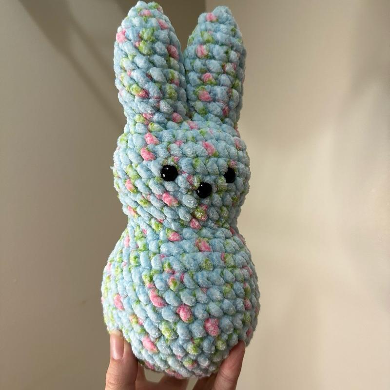 Crocheted NORMAL SIZE blossom peep!