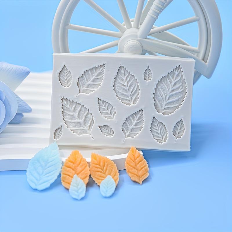 Leaf Shaped Silicone Mold, Multifunctional Leaf Shaped Silicone Mold, DIY Silicone Mold For Candle Soap Making