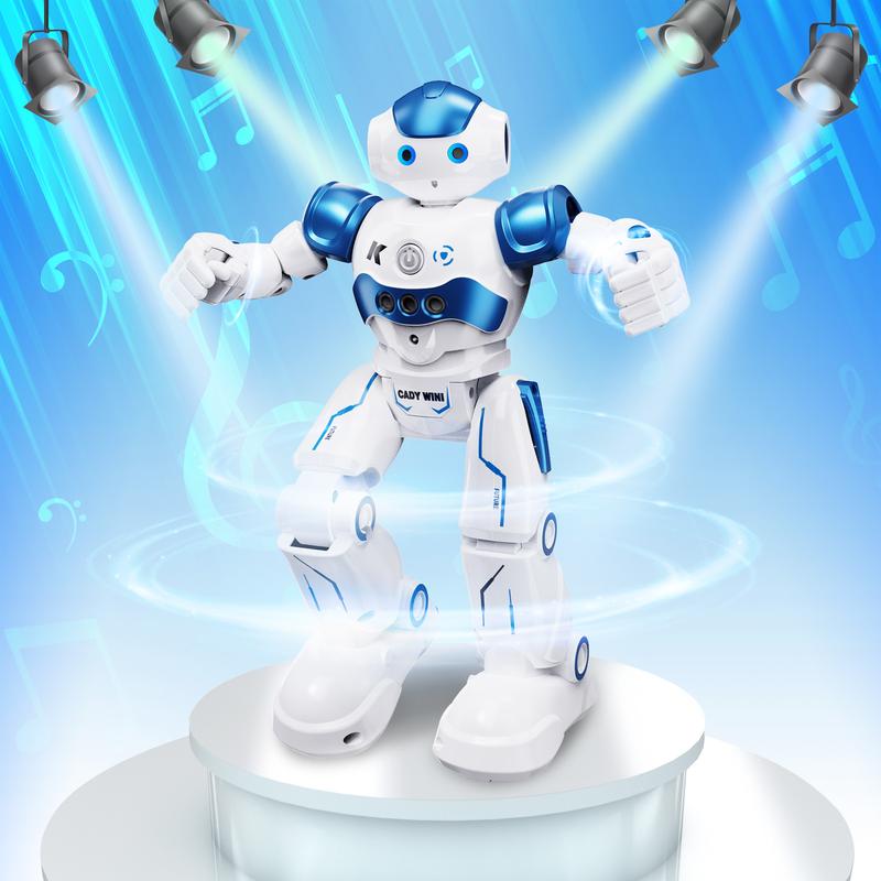 SGILE RC Robot Toy, Gesture Sensing Remote Control Robot for Kids Age 3 4 5 6 7 8 12 Year Old Boys Girls Birthday Gift Present, Blue