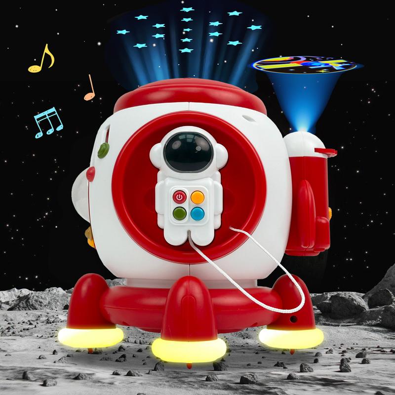 Baby Musical Rocket Piano 5 in 1 Star Projector, Baby Sound toys, for 6 - 18 Months