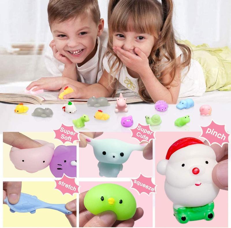 [LIMITED XMAS OFFER] Mochi Squishies Advent Calendars 2024 Kawaii Christmas Countdown Toys Party Favors for Kids Gift for Christmas with 24pcs Different Cute Animal Toys for Girls Boys Xmas Countdown Calendar