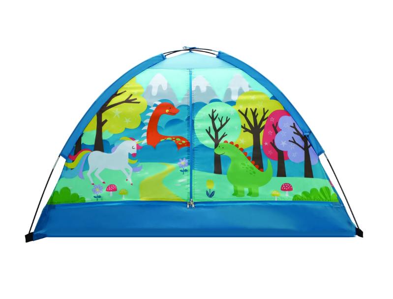 Indoor Camping Play Tent with Design Print, 60L x 36W x 36H