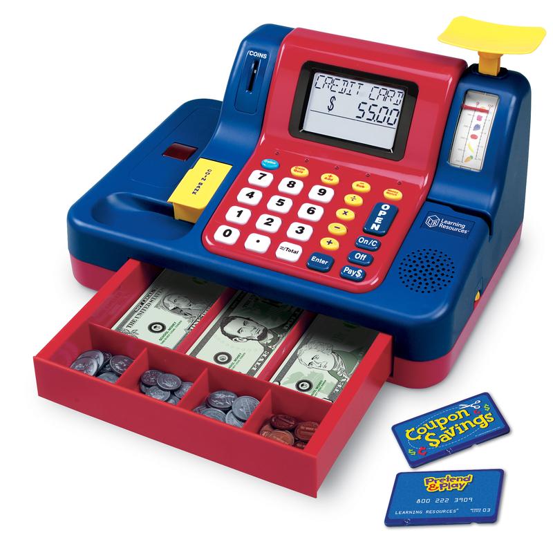 Learning Resources Cash Register,  Ages 3+