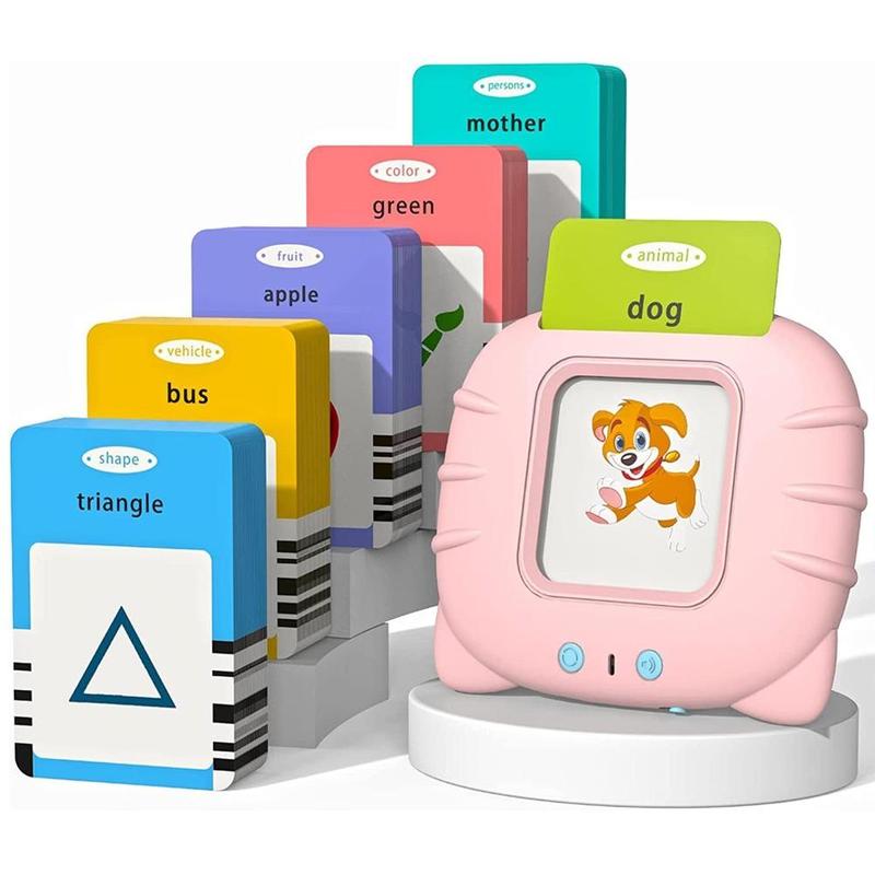 1 Piece Early Education Learning Device with 112pcs English Card, Flash Card Talking Toy