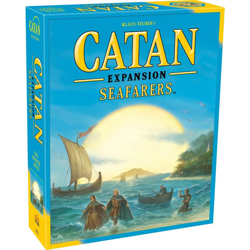 CATAN Seafarers Board Game EXPANSION - Explore, Settle, and Conquer New Isles! Strategy Game, Family Game for Kids and Adults, Ages 10+, 3-4 Players, 60 Minute Playtime, Made by CATAN Studio