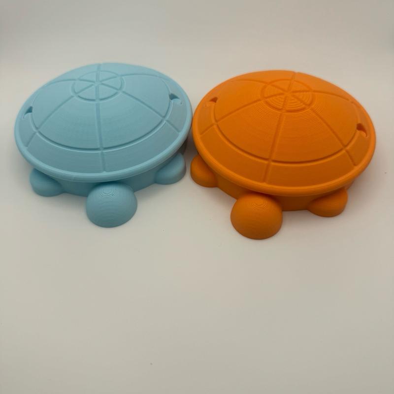 Smiley Crafts Depot, Desktop Turtle Sandbox, friends and coworkers, 3D Printed Relaxing Toy for Adults