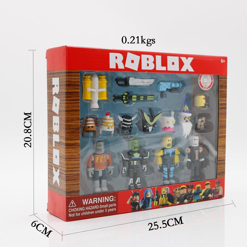 Christmas gift for children Action Collection - Champions of Roblox 15th Anniversary Gold Six Figure Pack [Includes Exclusive Virtual Item for All Kinds of Festivals and Game Toys