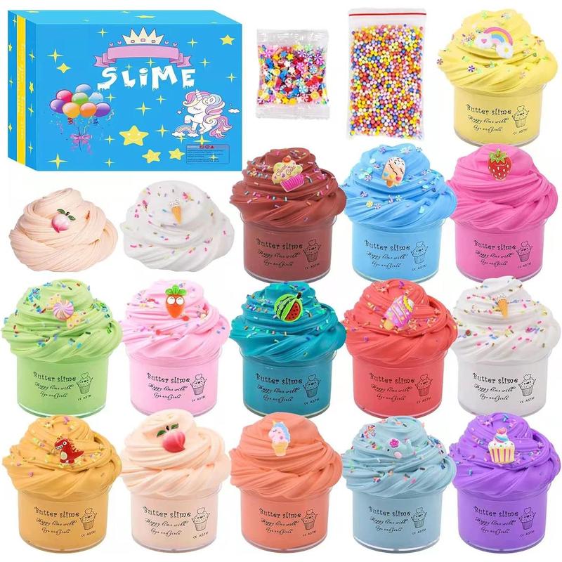 Slime,Super Mini Butter Slime Kit 14 Pack,Scented Slimes for Girls and Boys,Party Favor Gifts ,Soft and Non-Sticky