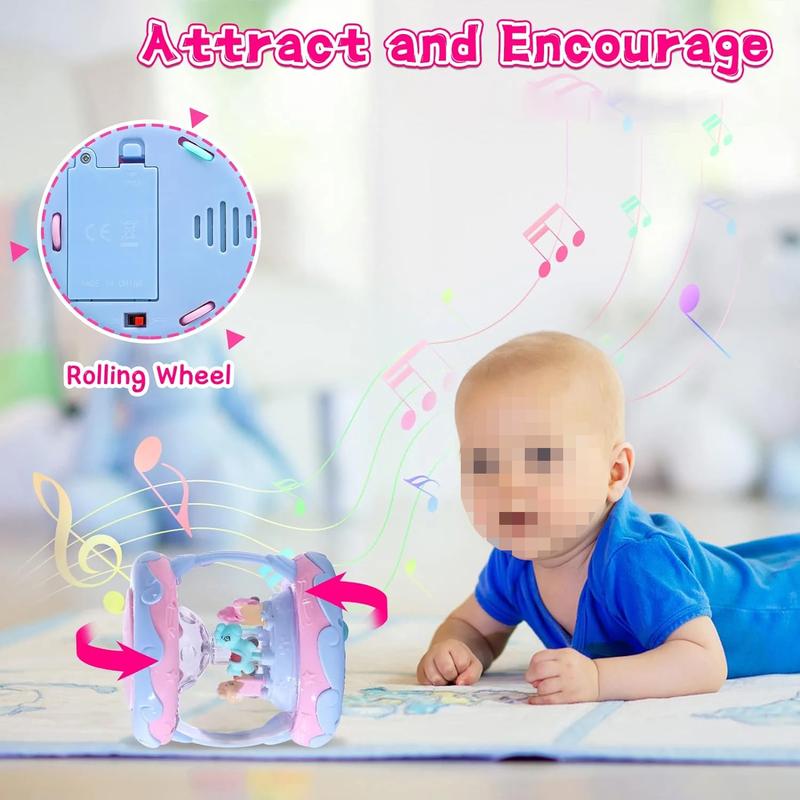 Rotating Light up Musical Toy for Girls Boys - Musical Learning Toys for Kids - Birthday, New Years, Holiday Gifts