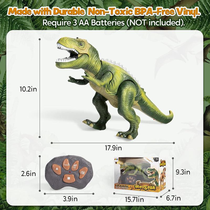 Christmas Gift Big T rex Dinosaur Toy with Light and Realistic Roaring Sound, Walking & Dancing Dinosaur Toy, Electronic Steam Toy, Birthday Gift Christmas New Year Gift